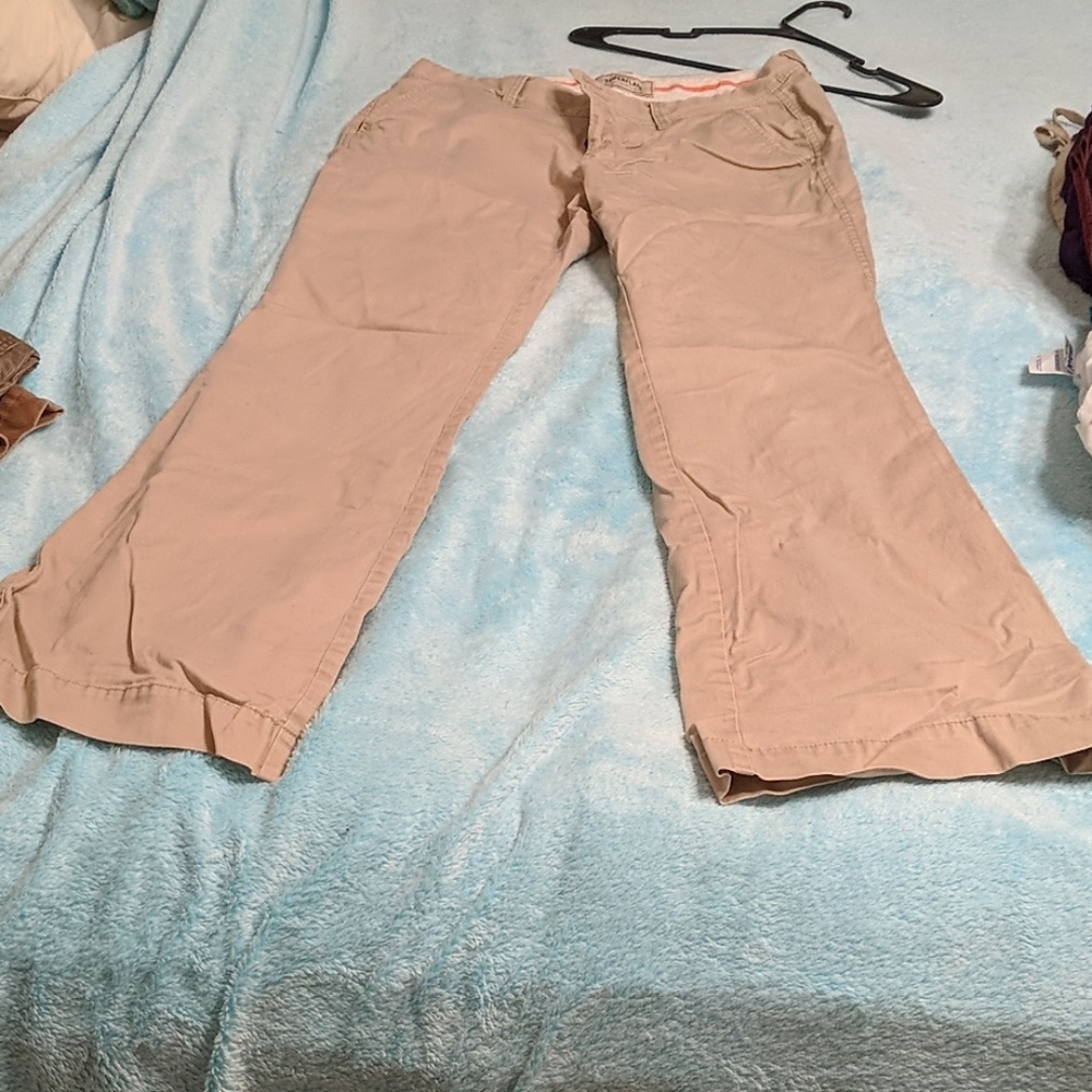 Old Navy flare khakis
